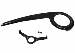 Cycli Ketjusuoja CAVO Sis. Kiinnikkeet, 38 Hampaiseen, Musta