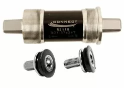 Cycli CONNECT Bottom Bracket Steel Body Aluminium Cups 1.37"x24 Square Axle 107 Mm, BSA