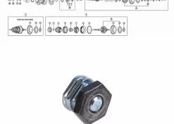 Cycli.fi Shimano Vaijerin Kiinnitysruuviyksikkö CJ-8S20