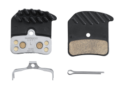 Cycli.fi SHIMANO H03C-MF Metallipala + Jäähdytysrivat Ja Jousi + Saksisokka (pari)