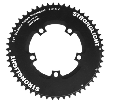 Cycli.fi STRONGLIGHT Chainring Ø110 Mm Outer (double) 54T 5 Holes 1 Cycli.fi STRONGLIGHT Chainring Ø110 Mm Outer (double) 54T 5 Holes