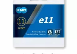 Cycli Ketju 11-v KMC E11 EPT, 1/2 X 11/128", E-Bike, 136L, Anti Rust
