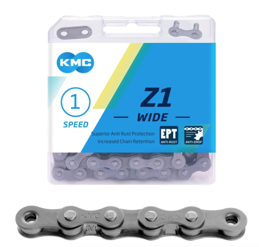 Cycli KMC Z1 Wide EPT, 1/2 X 1/8", 128L Ketju 1 Cycli KMC Z1 Wide EPT, 1/2 X 1/8", 128L Ketju
