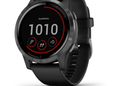 Cycli Garmin Vívoactive® 4 Musta, Tummanharmaat Kiinnitysosat