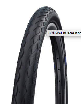 Cycli Schwalbe Marathon 16 X 1,75 (47-305) 1 Cycli Schwalbe Marathon 16 X 1,75 (47-305)