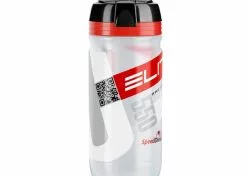 Cycli Juomapullo Elite Corsa 550ml Kirkas/puna Logo